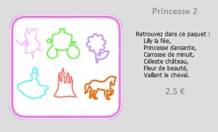Arrivage de bracelets élastiques Silly Bandz et BandZila Bracelets Bandzilla princesse 2 zigouzis LRG