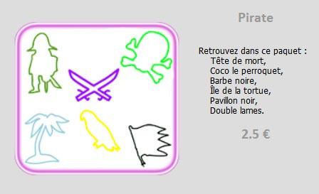 Arrivage de bracelets élastiques Silly Bandz et BandZila Bracelets Bandzilla pirate zigouzis LRG