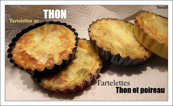 Tartelettes au Thon et Poireau
