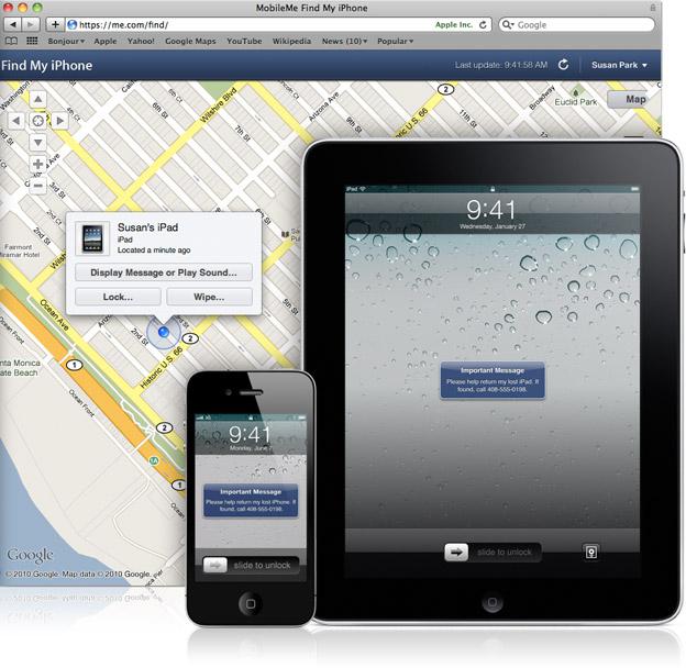 fmip20101116 MàJ: L’application Localiser gratuite avec l’iOS 4.2