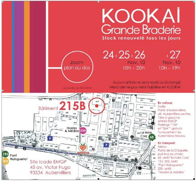 Grande Braderie Kookai !