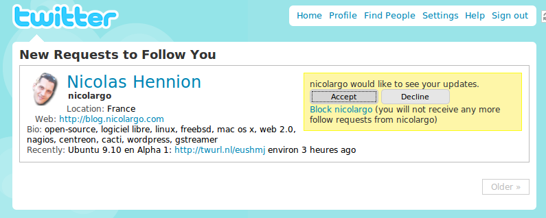 Notification Twitter (oAuth) dans Nagios Notification Twitter (oAuth) dans Nagios