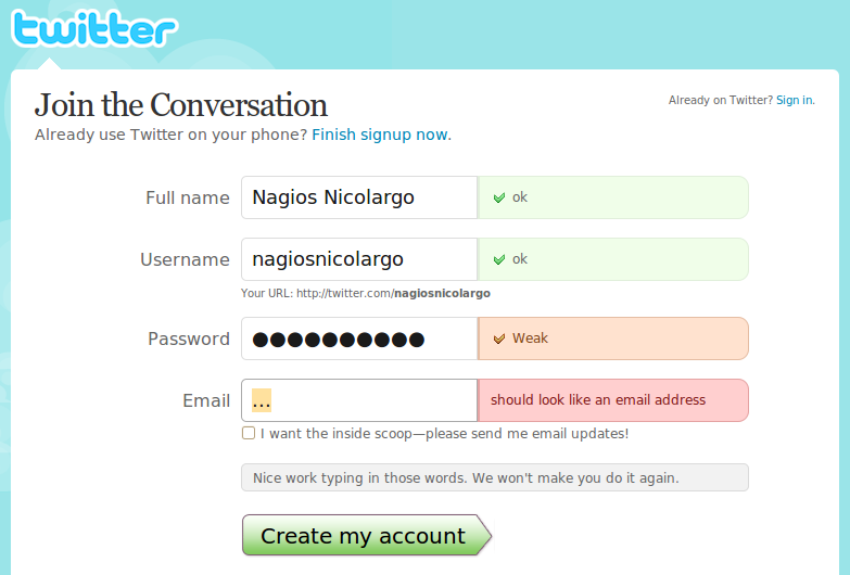 Notification Twitter (oAuth) dans Nagios Notification Twitter (oAuth) dans Nagios