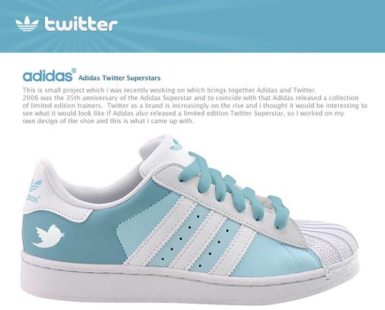 Adidas Superstars aux couleurs des réseaux sociaux (1) Adidas Superstars aux couleurs des réseaux sociaux
