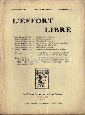 L'Effort Libre, 14 numéros.