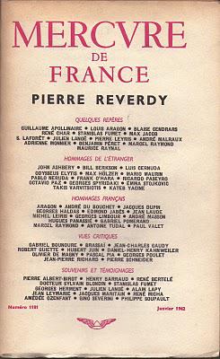 Mercure de France : Pierre Reverdy