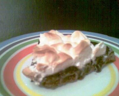 Tarte meringuée au chocolat Tarte meringuée au chocolat