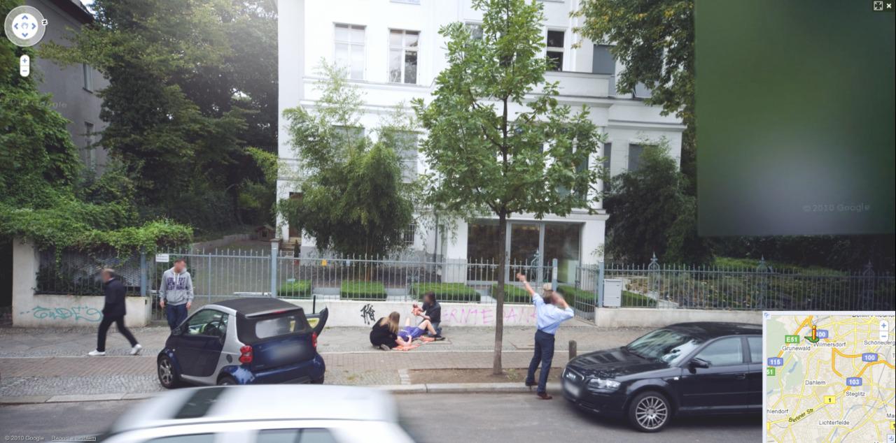 Naissance sur google street view