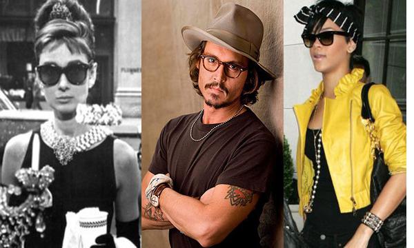 Audrey Hepburn - Johnny Depp - Rihanna - Wayfarer de Ray-Ban