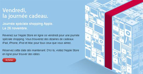 blackfriday BlackFirday sur l'AppleStore !