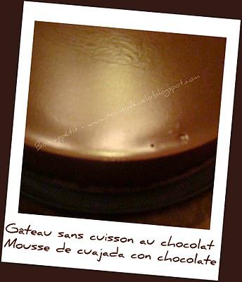Gateau sans cuisson à la mousse de caillé chocolaté (Thmx) - Mousse con cuajada de chocolate (Thmx) Gateau sans cuisson à la mousse de caillé chocolaté (Thmx) - Mousse con cuajada de chocolate (Thmx)