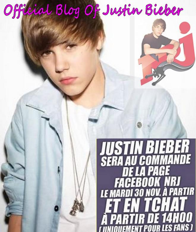 Justin Bieber : En chat sur NRJ !