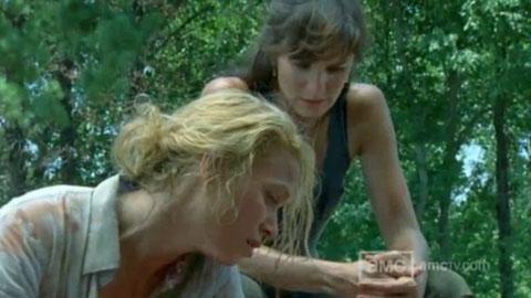 The Walking Dead saison 1 ... Emma Bell ... terrifiée par le tournage The Walking Dead saison 1 ... Emma Bell ... terrifiée par le tournage