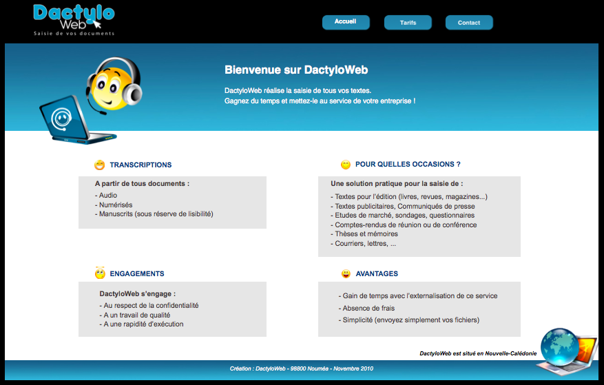 Site Image 31 Miss Mac vous présente DactyloWeb !