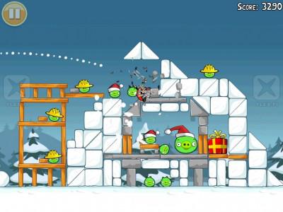 Version Noël d’Angry Birds à venir