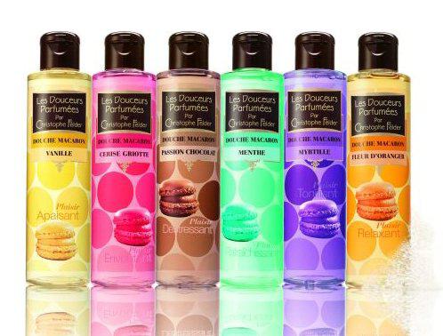 Gels douches parfumés au macarons-1 Les gels douches parfumés aux macarons