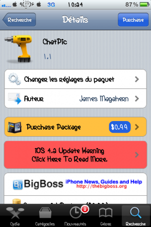 ChatPic : Ajouter la photo du contact dans l’application SMS