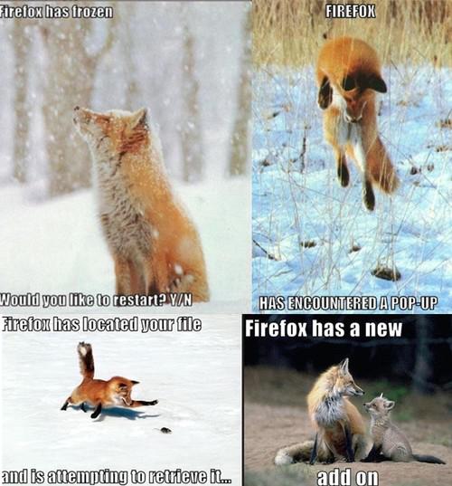 [Humour] Firefox : le Renard dans tous ses états