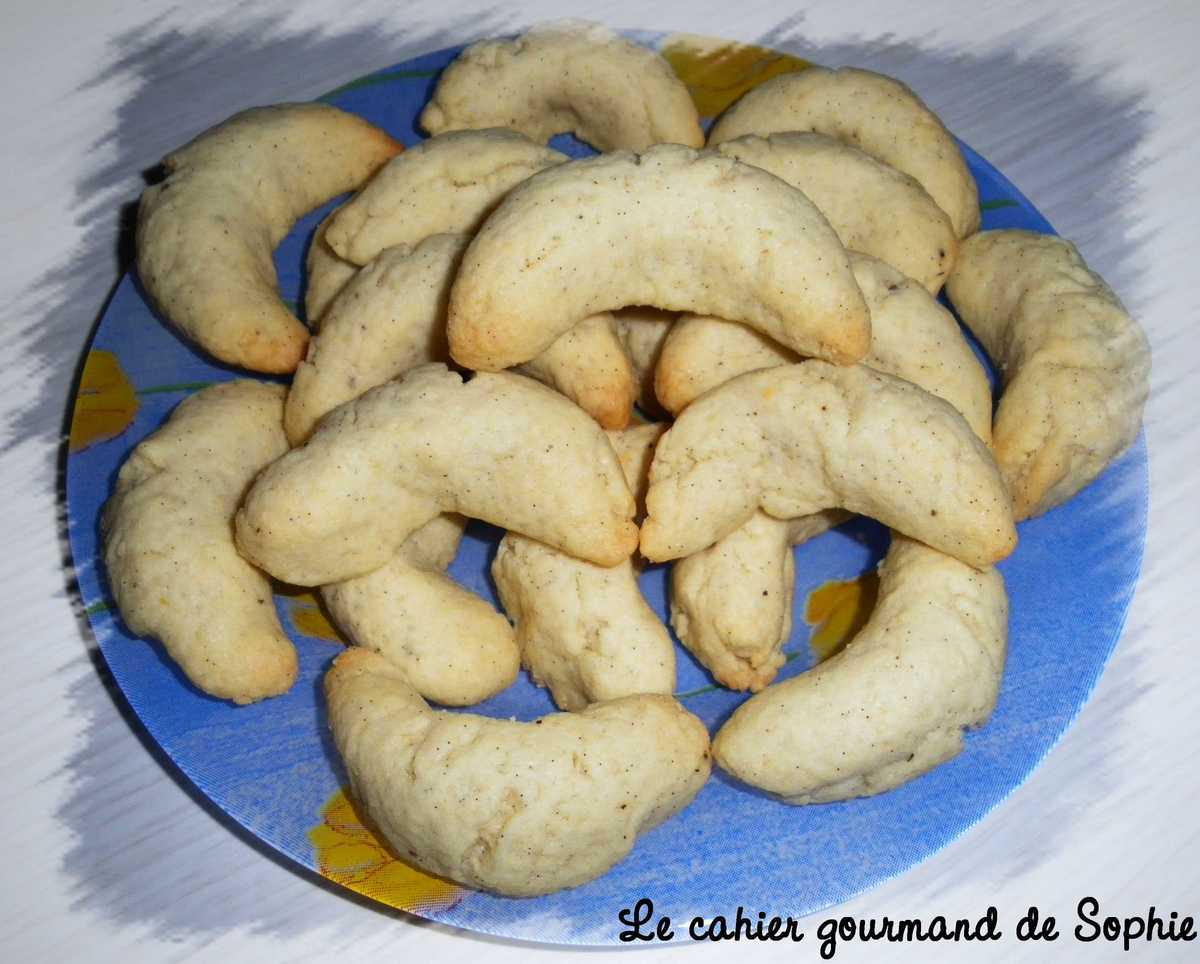 Vanille Kipferl (et petit verre de Gewurztraminer)