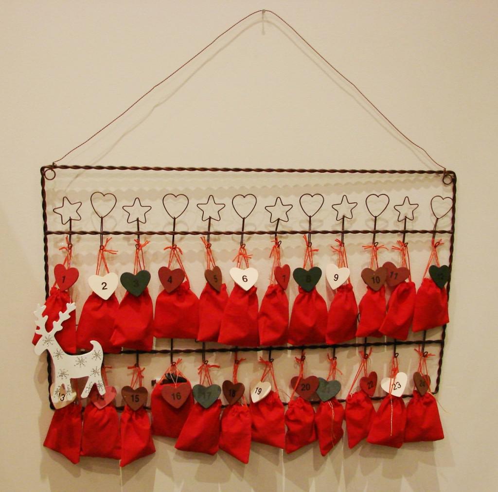 calendrier Mon calendrier de l’avent en métal