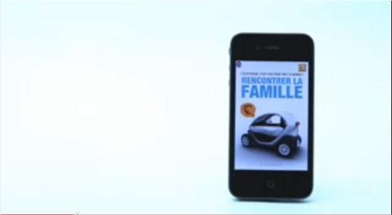 iAd Renault Renault s’offre la première pub iAd en France