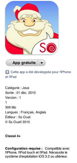 So Ouat nous offre un Conte de Noël sur iPad/iPhone
