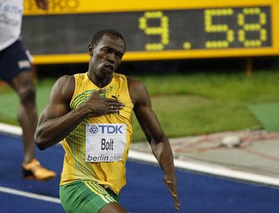 quel est le sprinter l'homme le plus rapide dans le monde?