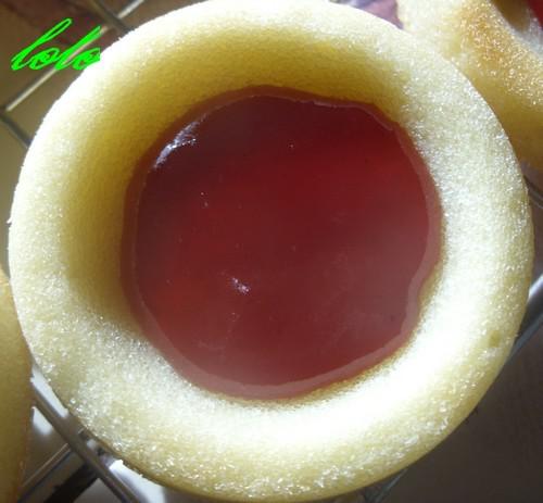 Financiers Gelée groseilles et Chocolat financierschocogelee.jpg