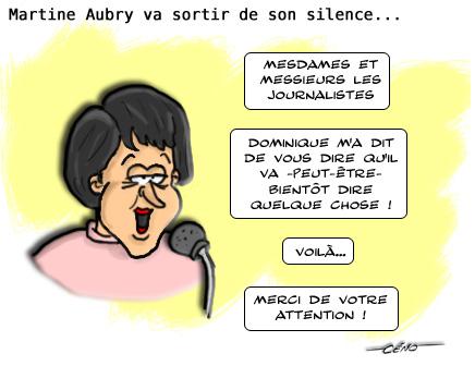 La Babole - Primaires au PS : Martine Aubry va sortir de son silence Martine Aubry va bientôt sortir de son silence