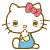 Emoticône Hello Kitty 151