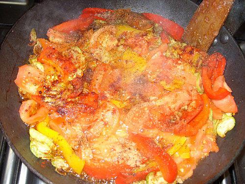 Poêlée de légumes et soupe aux tomates cerises