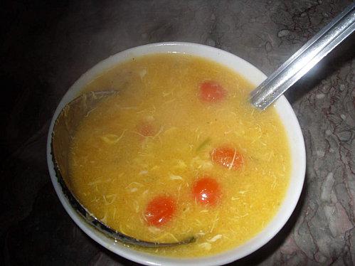 Poêlée de légumes et soupe aux tomates cerises