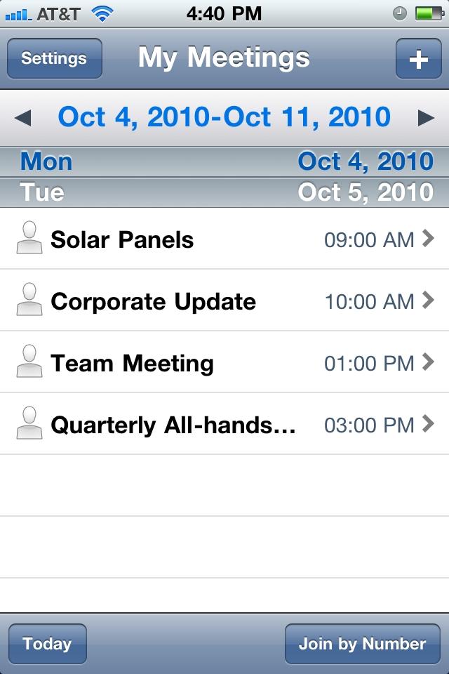[iTunes] Cisco WebEx disponible sur iPhone et maintenant sur iPad.