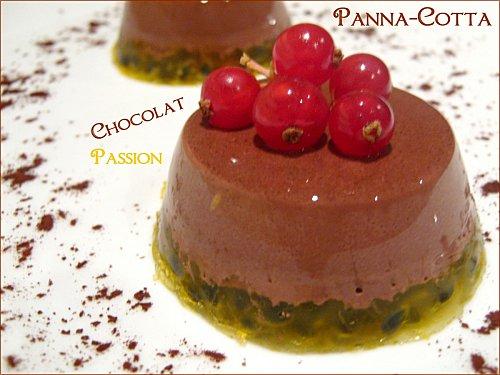 Panna-Cotta Cacao & Passion
