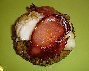 RECETTES DE FETES POISSONS Cabillaud AU CURRY LENTILLES GRILLE