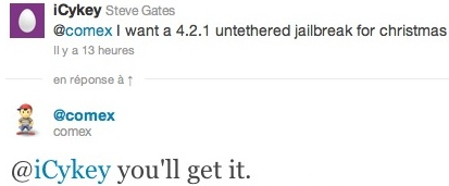 Capture d’écran 2010-12-08 à 19.40.37 Le Jailbreak untethered de IOS 4.2.1 avant la fin de l’année…