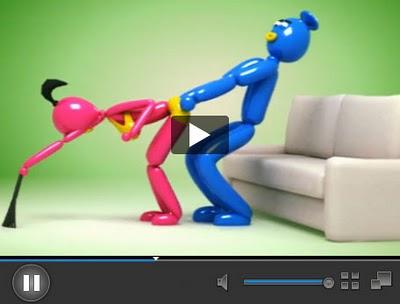 Kama Balloon - Animation de personnages en ballons exécutant position de Kamasutra Kama Balloon - Animation de personnages en ballons exécutant position de Kamasutra