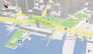 Nouveau Google Maps : la 3D, gestion du compas et du offline