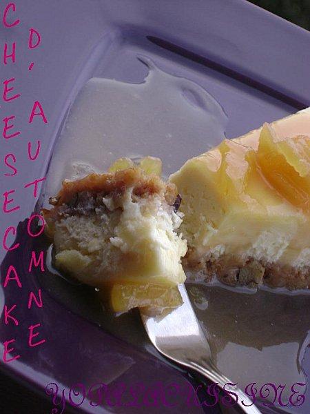 CHEESECAKE AUX NOIX ET CARAMEL DE POMMES POUR LE JEU DE MARY Diapositive2-copie-8