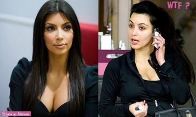 kim kardashian no makeup