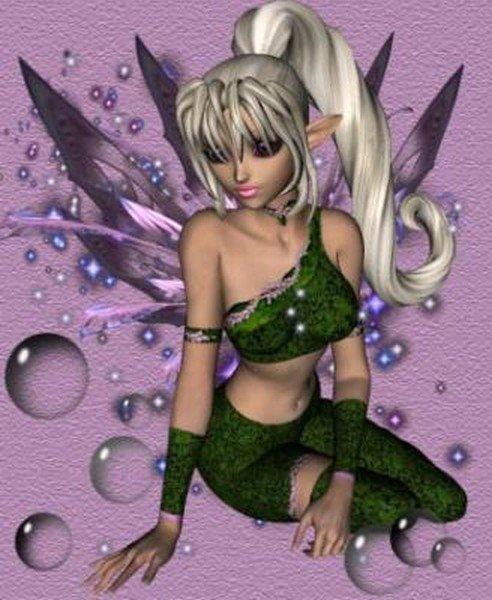 De glaciers en légendes (suite) Une des fées vertes ?