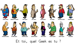 Quel genre de Geek es tu ? Quel genre de Geek es tu ?