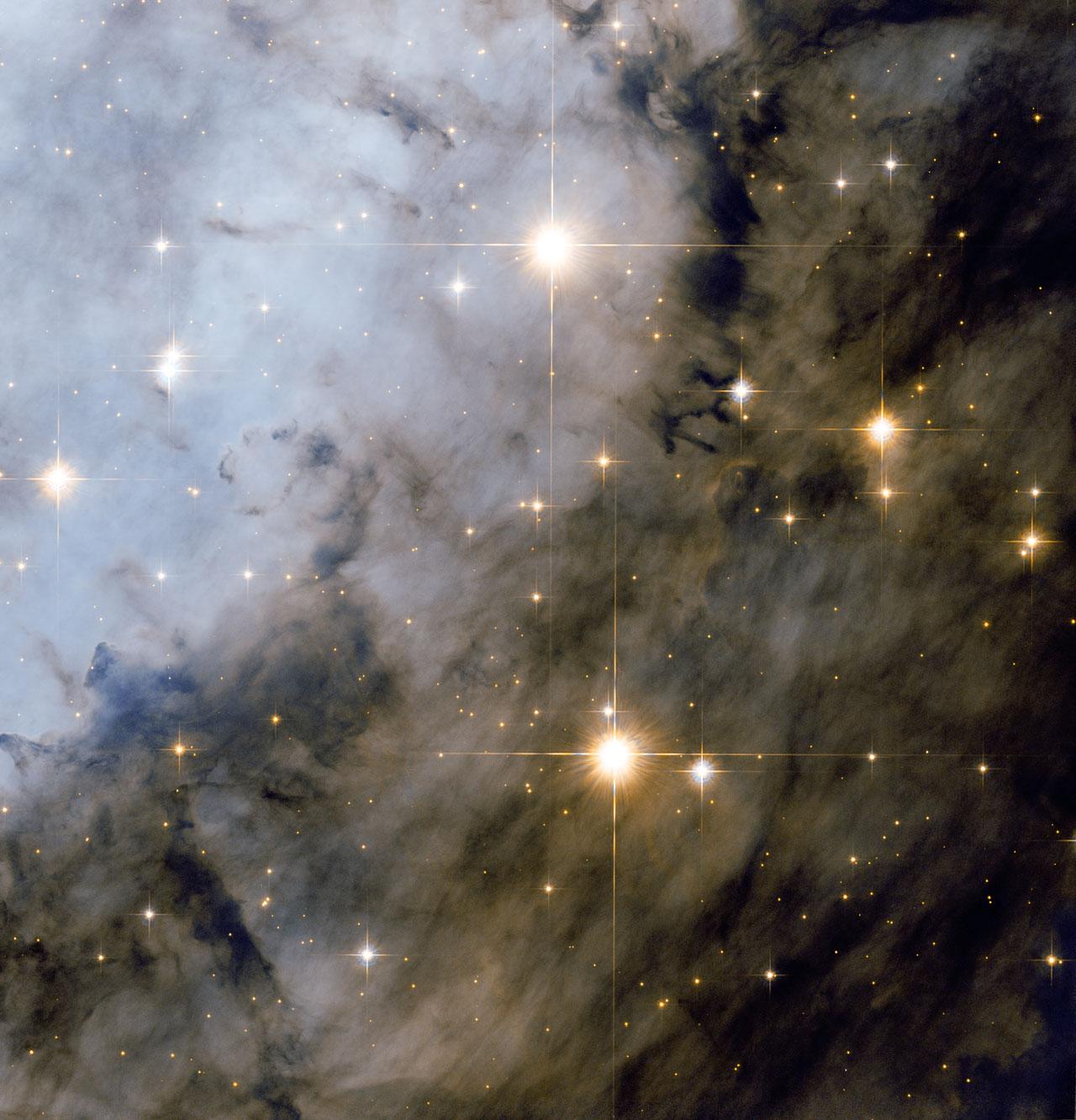 Part of Eagle Nebula Fragment de la nébuleuse de l'Aigle