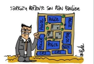 Sarkozy présente son plan banlieue