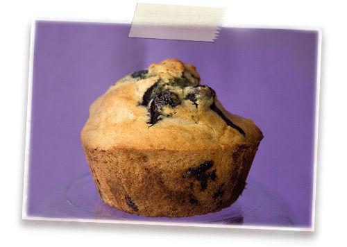 Muffins aux myrtilles et aux amandes 2010