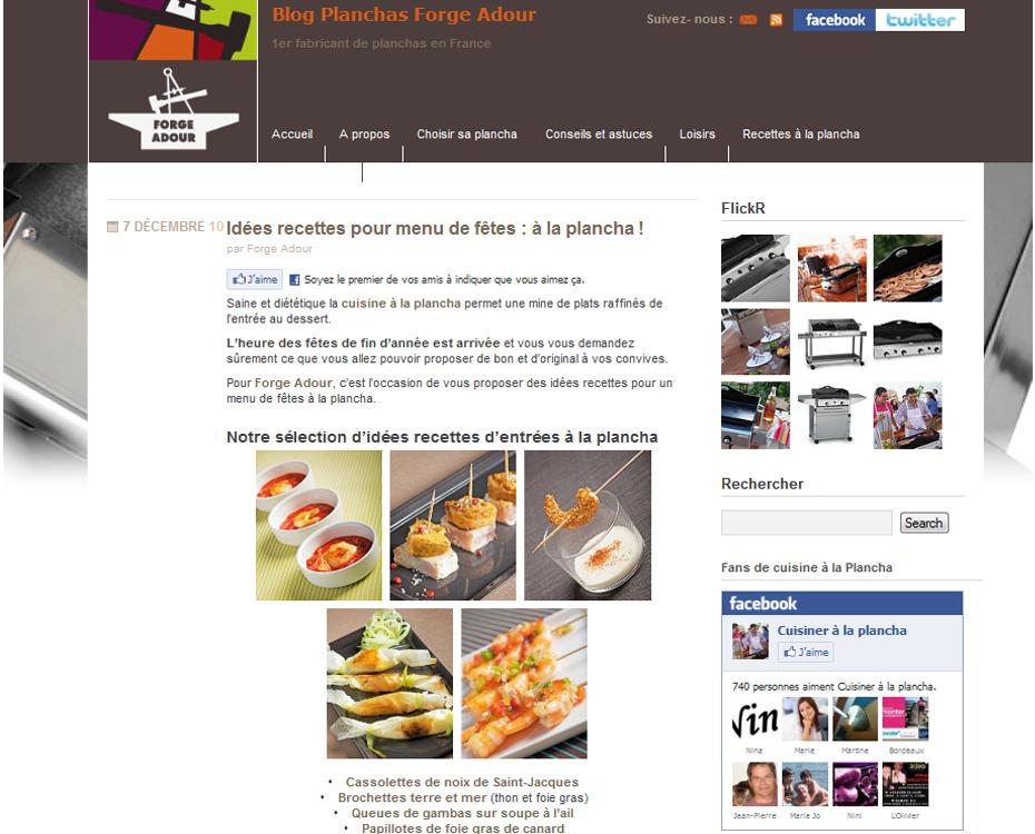 Blog Forge Adour Créer un blog d’entreprise