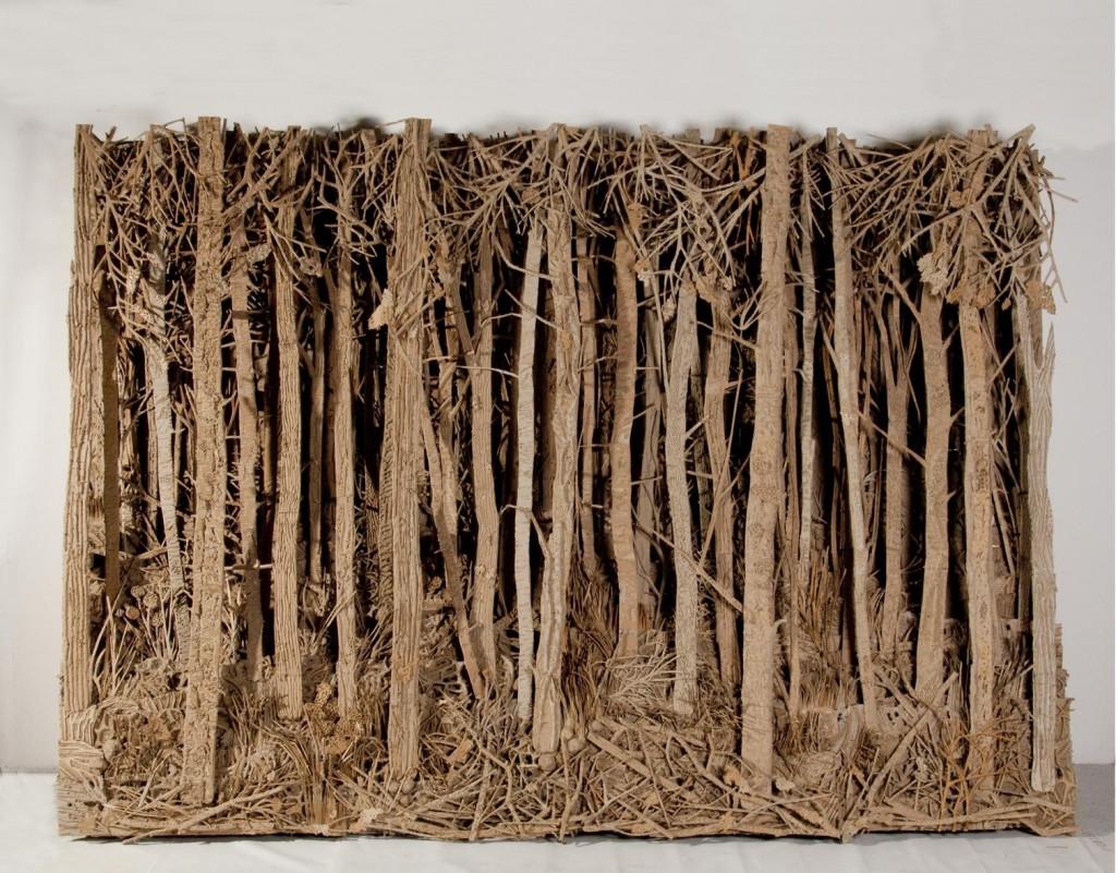 Eva Jospin, Forêt, 2010 REHAB, recycl’art