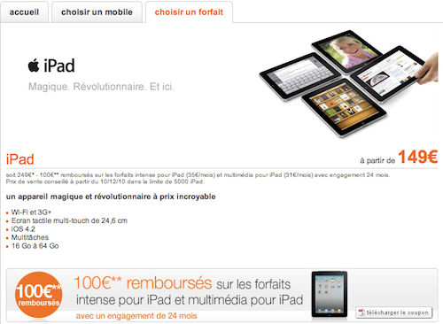 Orange iPad Pour Noël, une tablette au pied du sapin !!!