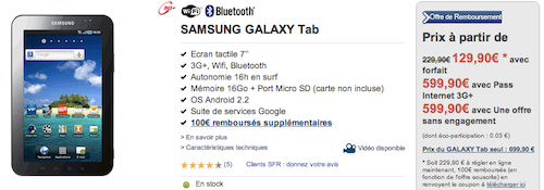 galaxy tab sfr Pour Noël, une tablette au pied du sapin !!!