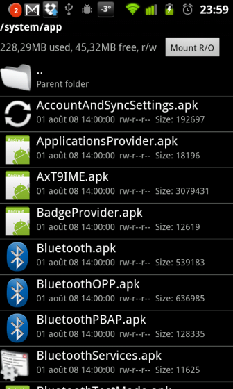 root_explorer Root Explorer le couteau Suisse d’Android